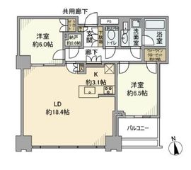 シティタワーズ豊洲ザ・シンボル 19階 間取り図