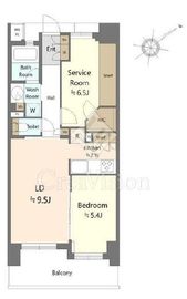 クリオ入谷 10階 間取り図