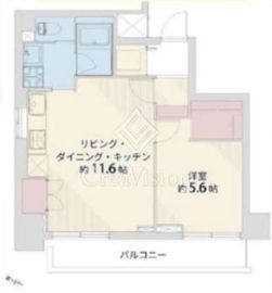 シルキーハイツ九段南 7階 間取り図