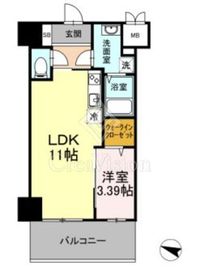 Gran Crab 8階 間取り図