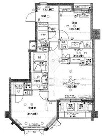 ガーデンホーム東品川海上公園 8階 間取り図