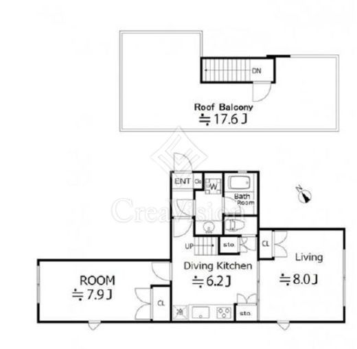 アーデン代々木上原 303 間取り図