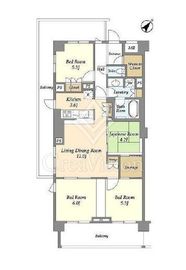 ブローテ大倉山 407 間取り図