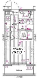 ガーラ・プレシャス川崎 11階 間取り図