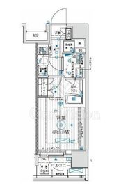 アーリアシティ川崎 13階 間取り図