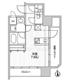TOPAZ本厚木 (トパーズ本厚木) 509 間取り図