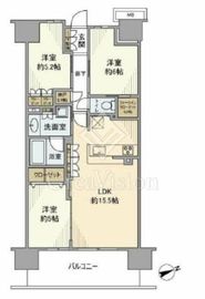 グレーシア湘南藤沢テラス 12階 間取り図