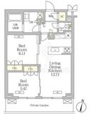 ミレーネ滝野川 106 間取り図