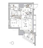 ヴァースクレイシア入谷 4階 間取り図