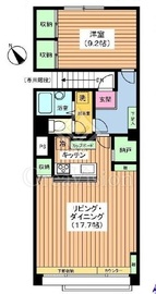 代々木ハイツ１号館 6階 間取り図