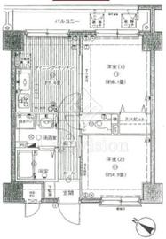 ロイヤルプラザ浅草 4階 間取り図