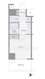 マルベリーラグーン勝どき 11階 間取り図