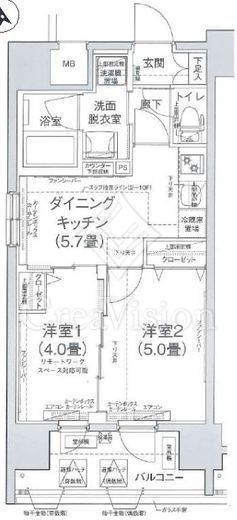 アイルプレミアム池袋ノルド 11階 間取り図