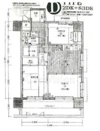 ロイヤルプラザ浅草 7階 間取り図