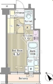 メルヴェーユ馬込 313 間取り図