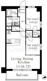 White Stork叶屋 403 間取り図