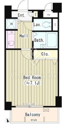 パークヒルズ落合 201 間取り図