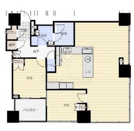 シティタワー有明 14階 間取り図