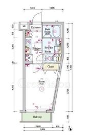 スカイコートグランデ成城 2階 間取り図