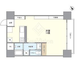 トーア早稲田マンション 2階 間取り図