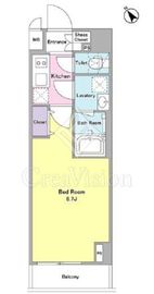 デルックス田端 403 間取り図