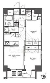 コンフォリア滝野川 1205 間取り図