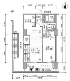 東雲キャナルコートCODAN 17-1120 間取り図