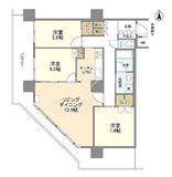 豊洲シエルタワー 19階 間取り図