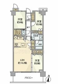 パークシティ高田馬場 3階 間取り図