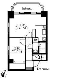 カステーロミズタニ 801 間取り図
