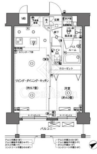 ZOOM横浜 5階 間取り図