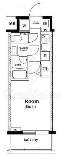プレール・ドゥーク横濱浅間町 2階 間取り図