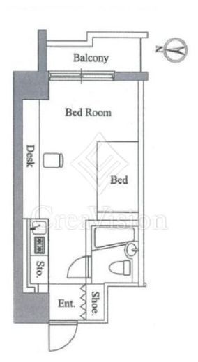 アレックス日乃本 614 間取り図