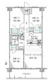 サンクレイドル横濱鶴見2 5階 間取り図