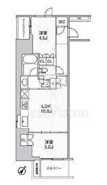 WORVE横浜伊勢佐木町 808 間取り図