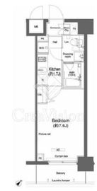 プラウドフラット鶴見Ⅰ 518 間取り図