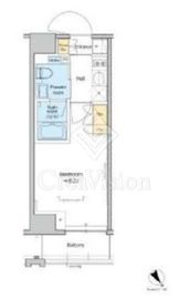 プラウドフラット清澄通り 410 間取り図