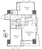 ダイアパレス麻布十番 3階 間取り図