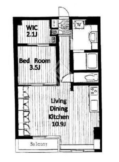 ライオンズマンション大井 7階 間取り図