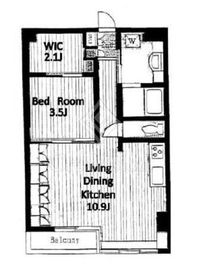 ライオンズマンション大井 7階 間取り図