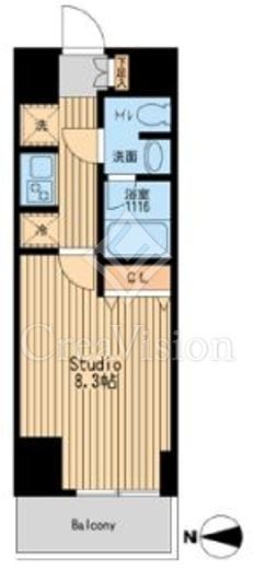 プルス上十条 404 間取り図