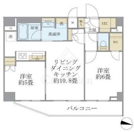 COCO-CHILL KAMEARI 506 間取り図