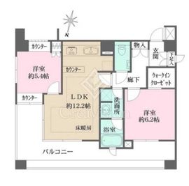 藤和高輪ホームズ 5階 間取り図