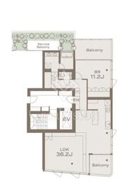 THE GRANDUO GAKUGEIDAIGAKU (グランデュオ学芸大学) 302 間取り図