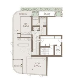 THE GRANDUO GAKUGEIDAIGAKU (グランデュオ学芸大学) 301 間取り図