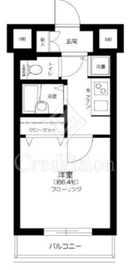 オリオ芝浦 6階 間取り図
