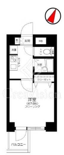 プレール・ドゥーク東京ベイ2 8階 間取り図