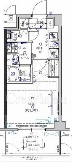 クレイシア・ヴァースクレイシア両国ルクール 1階 間取り図