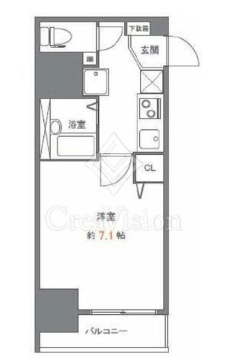 ステージファースト慶應三田 5階 間取り図