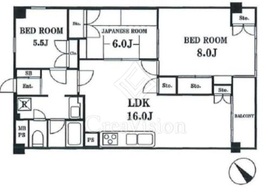 サンビューハイツ南青山 1階 間取り図